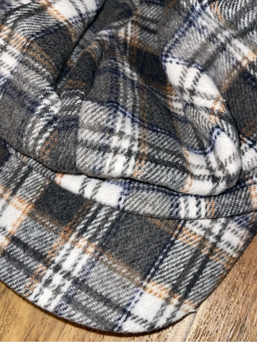 ADORA Plaid Newsboy Cap